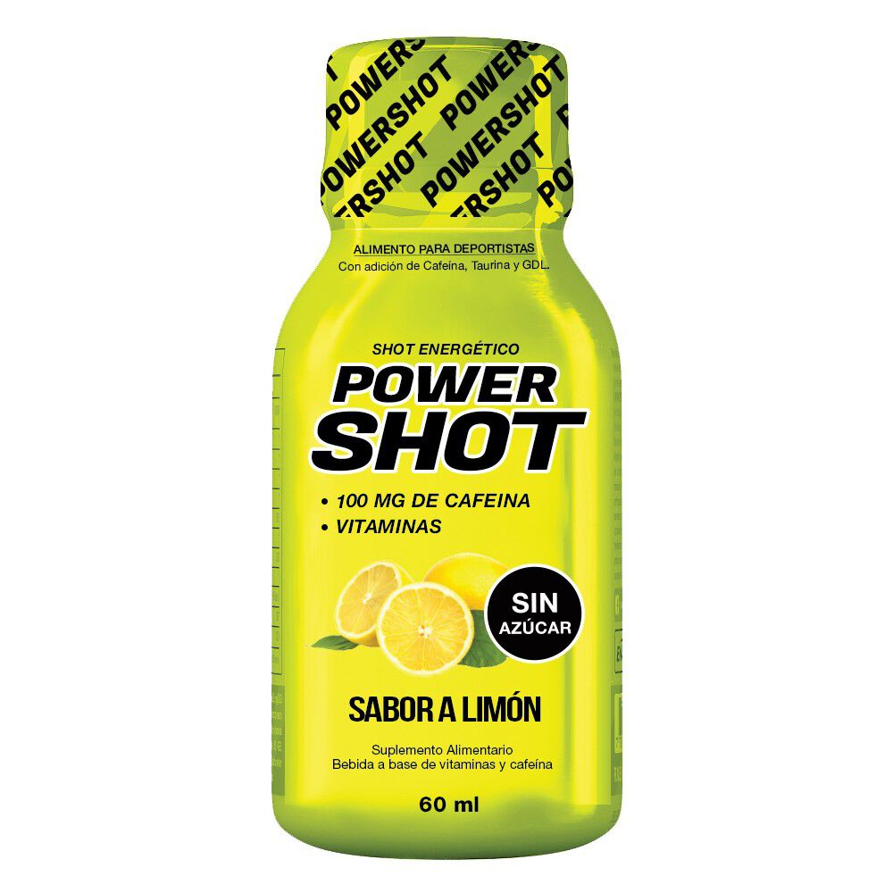 Shot Energ&eacute;tico Sabor Lim&oacute;n 60 ml image number null