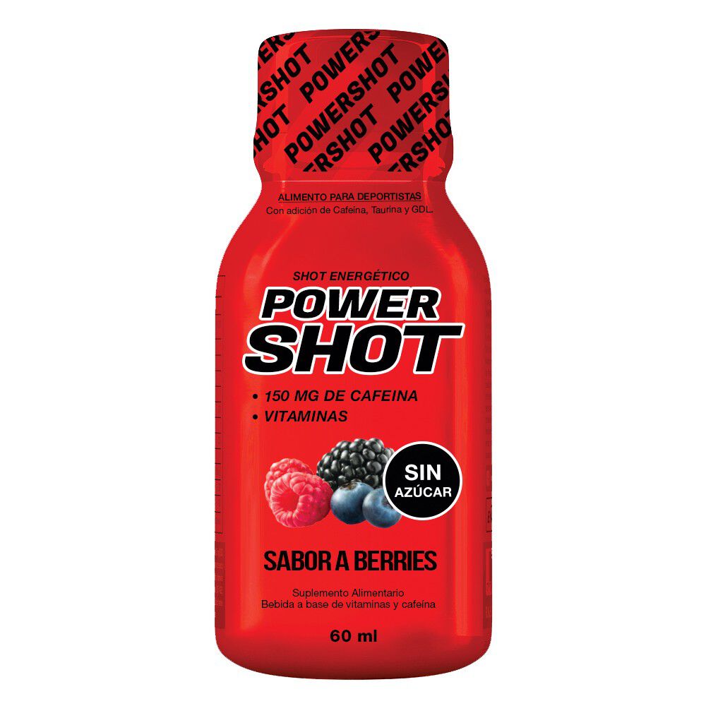 Shot Energ&eacute;tico Sabor Berries 60 mL image number null