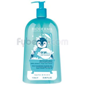 Jabón-Infantil-Abcderm-Gel-Moussant-1-L-Dispensador-Unidad-imagen