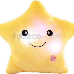 Almohada-Peluche-Estrella-Glow-Amarillo-38*30Cm-C-120120-imagen
