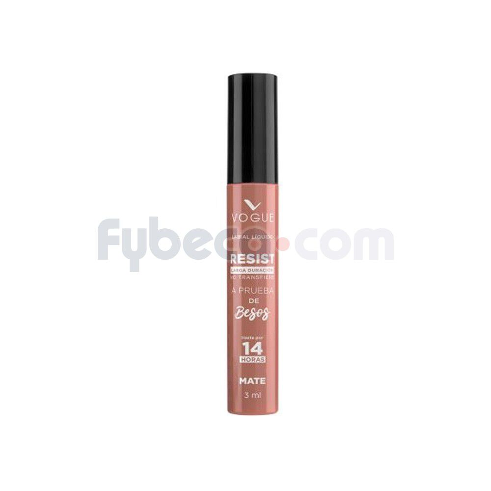 Vogue-Labial-Liquido-Resist-Apasionada-3-Ml-A-Prueba-De-Besos-imagen