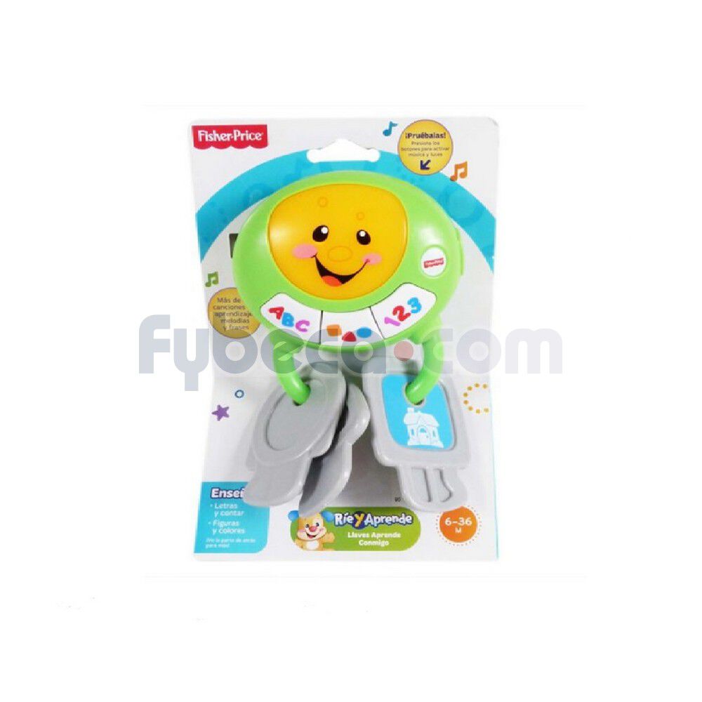 Mattel-First-Play-Fisher-Price-Llaves-Aprende-Conmigo-Npr-imagen