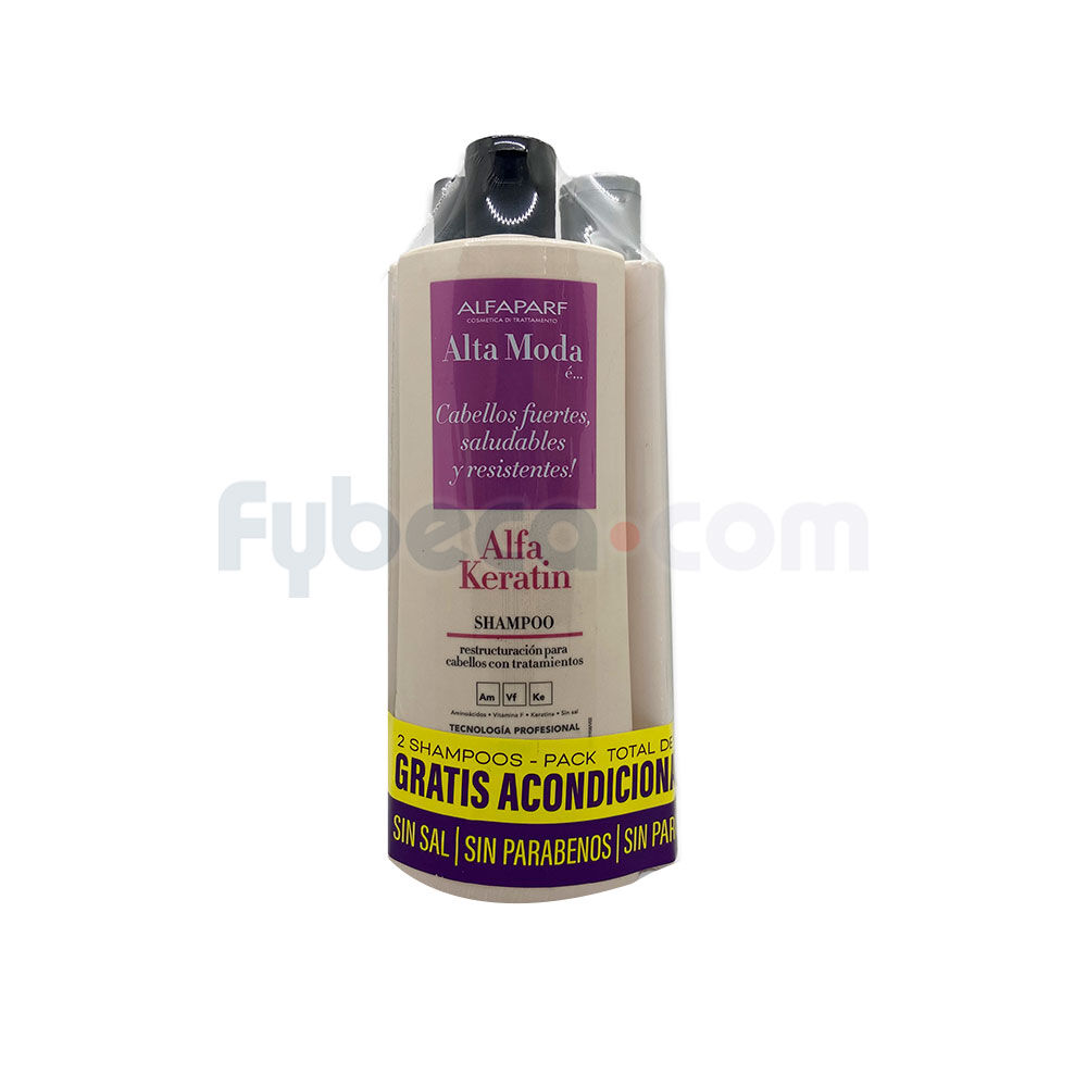 Alta-Moda-Alfa-Keratin-Shampoo-Y-Acondicionador-Alfaparf-Paquete-imagen
