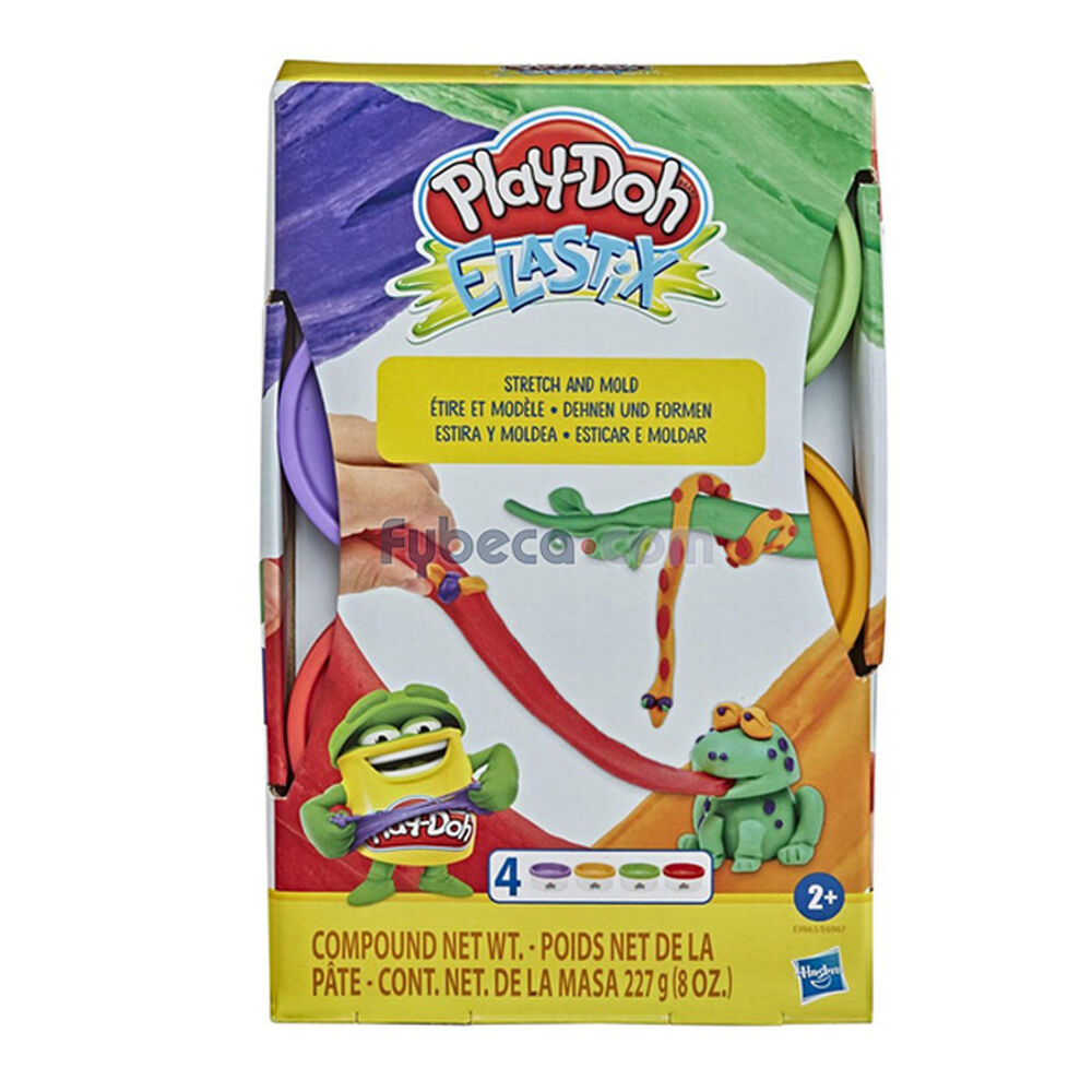 Juguete-Hasbro-Play-Doh-Elastix-Stretch-Surtido-Paquete-imagen