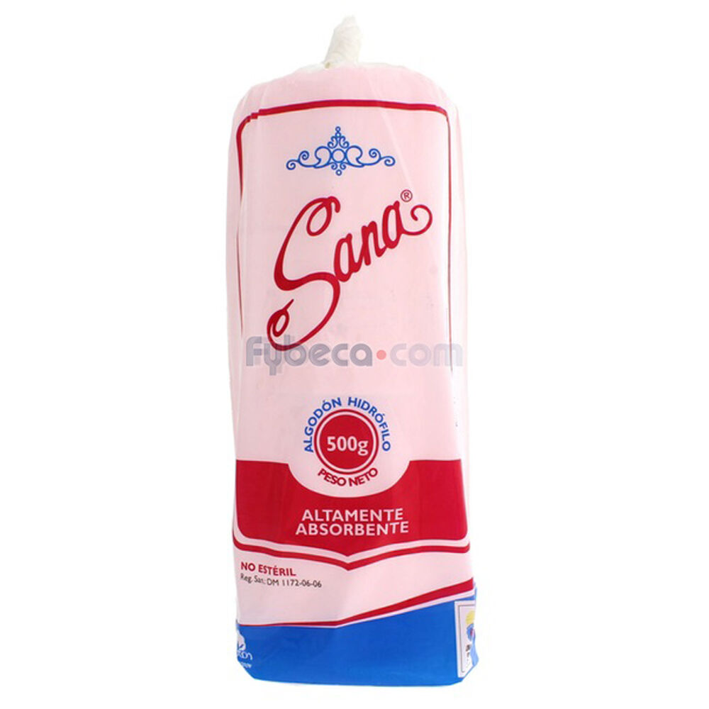 Algodones Sana 500 G Paquete Fybeca