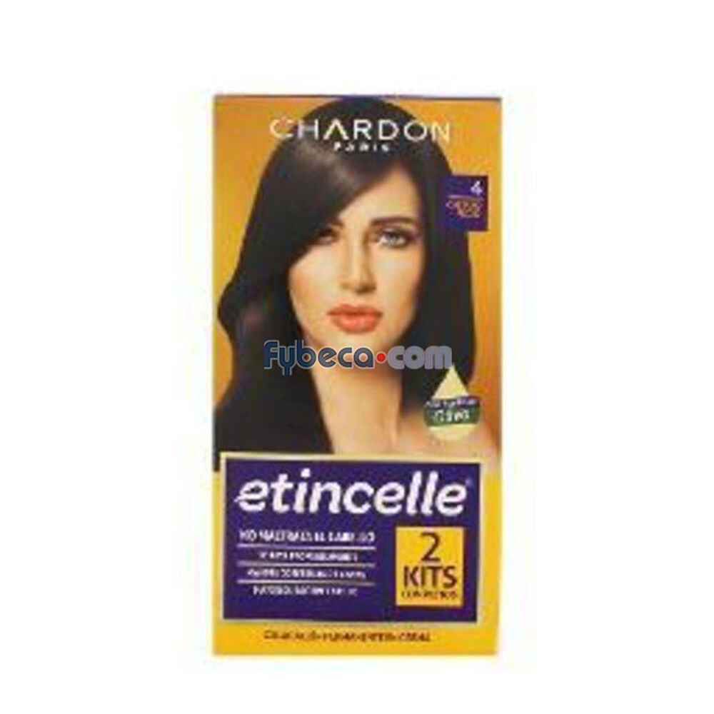 Tinte-Etincelle-Castaño-Medio-4-100-G-Paquete-imagen