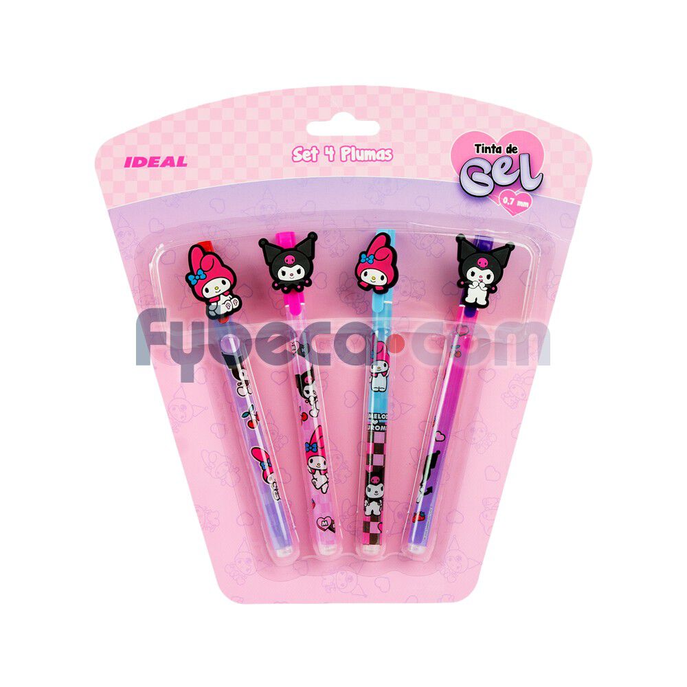 Pluma-Ideal-Gel-My-Melody-And-Kuromi-4U-imagen-1