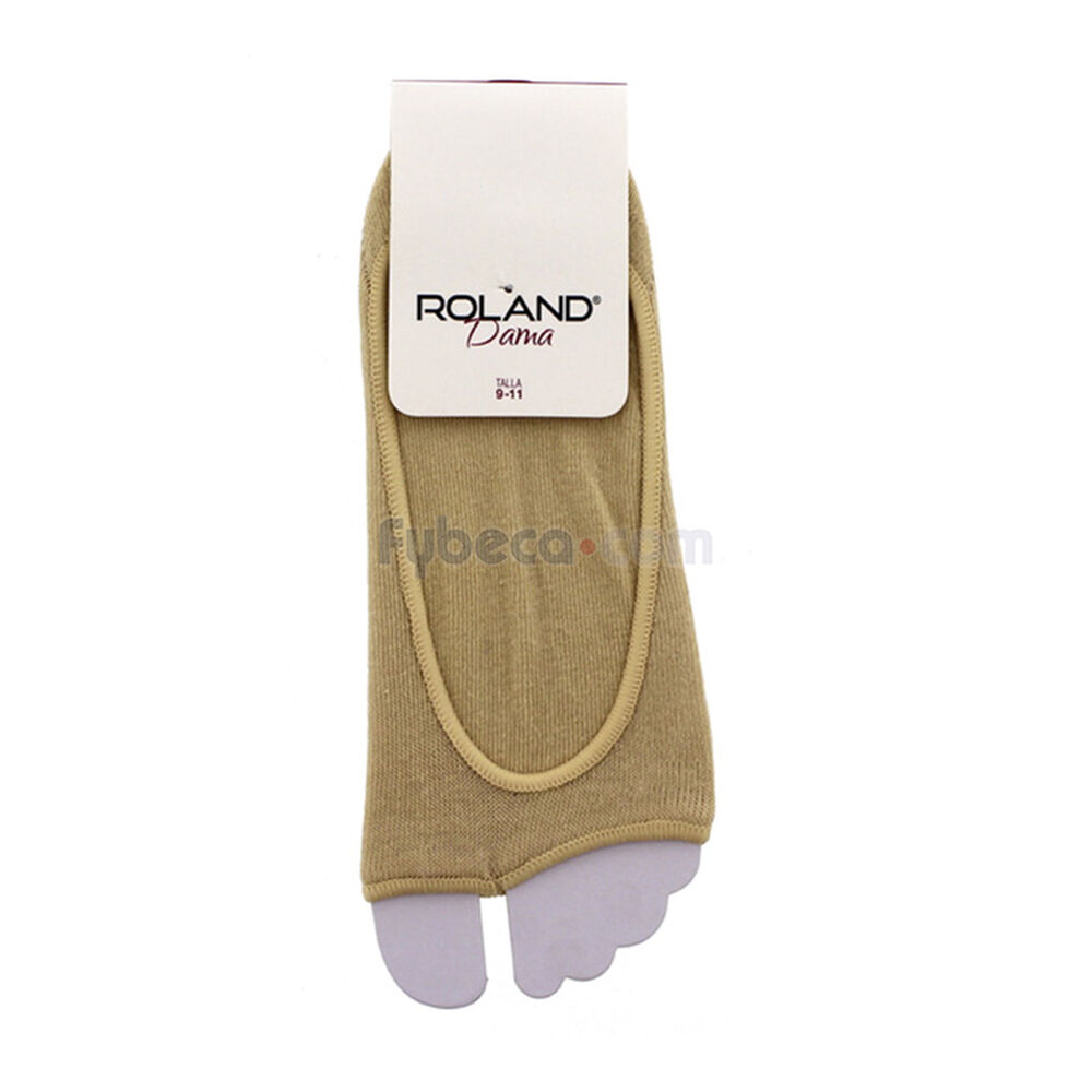Medias-Valeta-Dama-Sandalia-Roland-Corte-Medio-Beige-Unidad-imagen