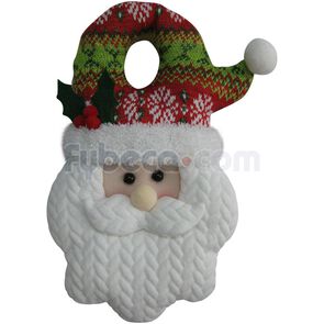 Adorno-Navideño-Santa-Claus-Para-Colgar-Rojo-Y-Verde-30-Cm-Unidad-imagen