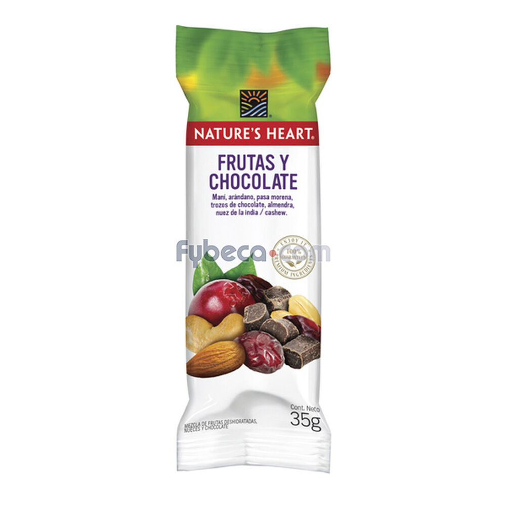 Snack-De-Frutos-Secos-Nature'S-Heart-Frutas-Y-Chocolate-35-G-Unidad-imagen