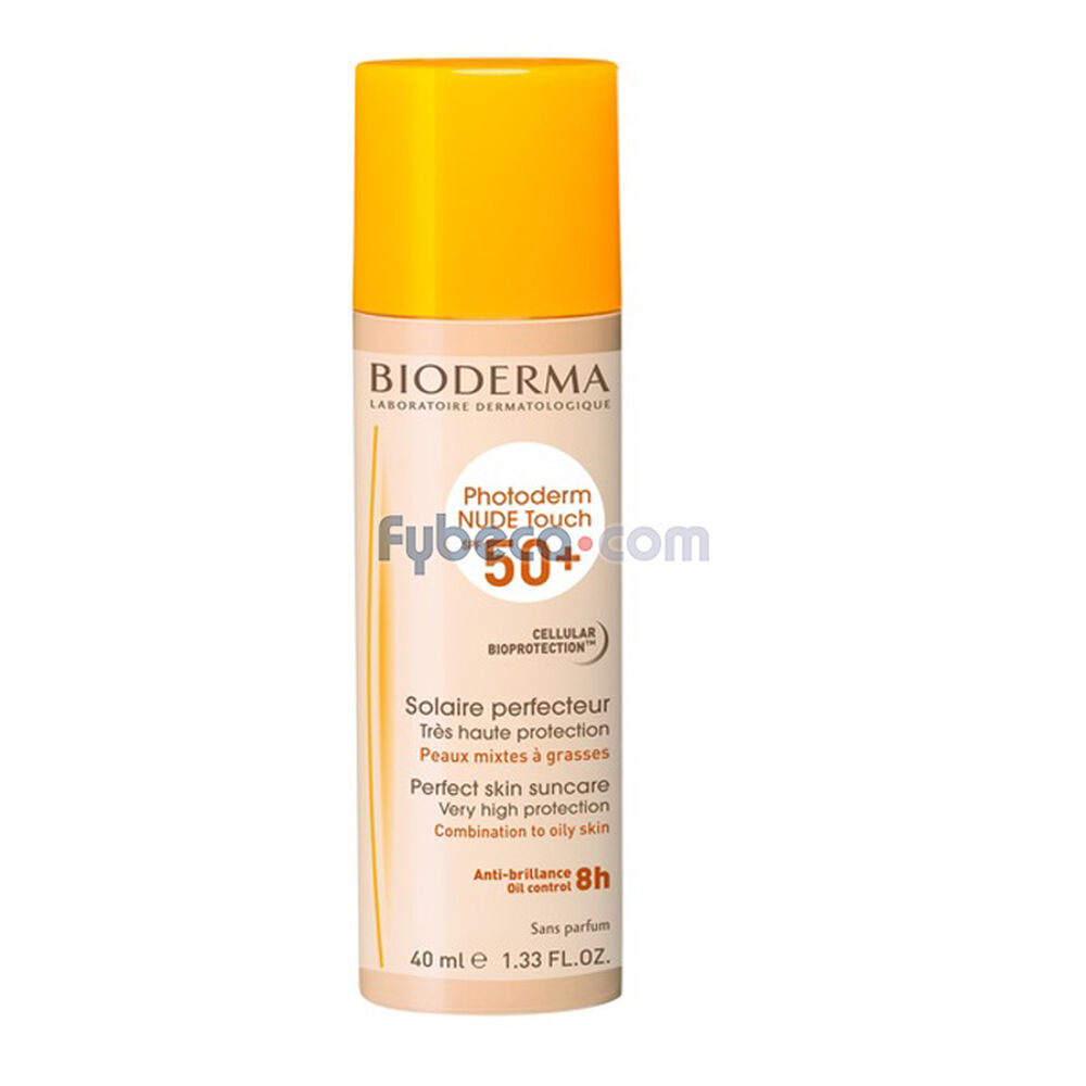 Protector-Solar-Photoderm-Nude-Touch-Bioderma-Spf-50+-40-Ml-Tubo-imagen-1