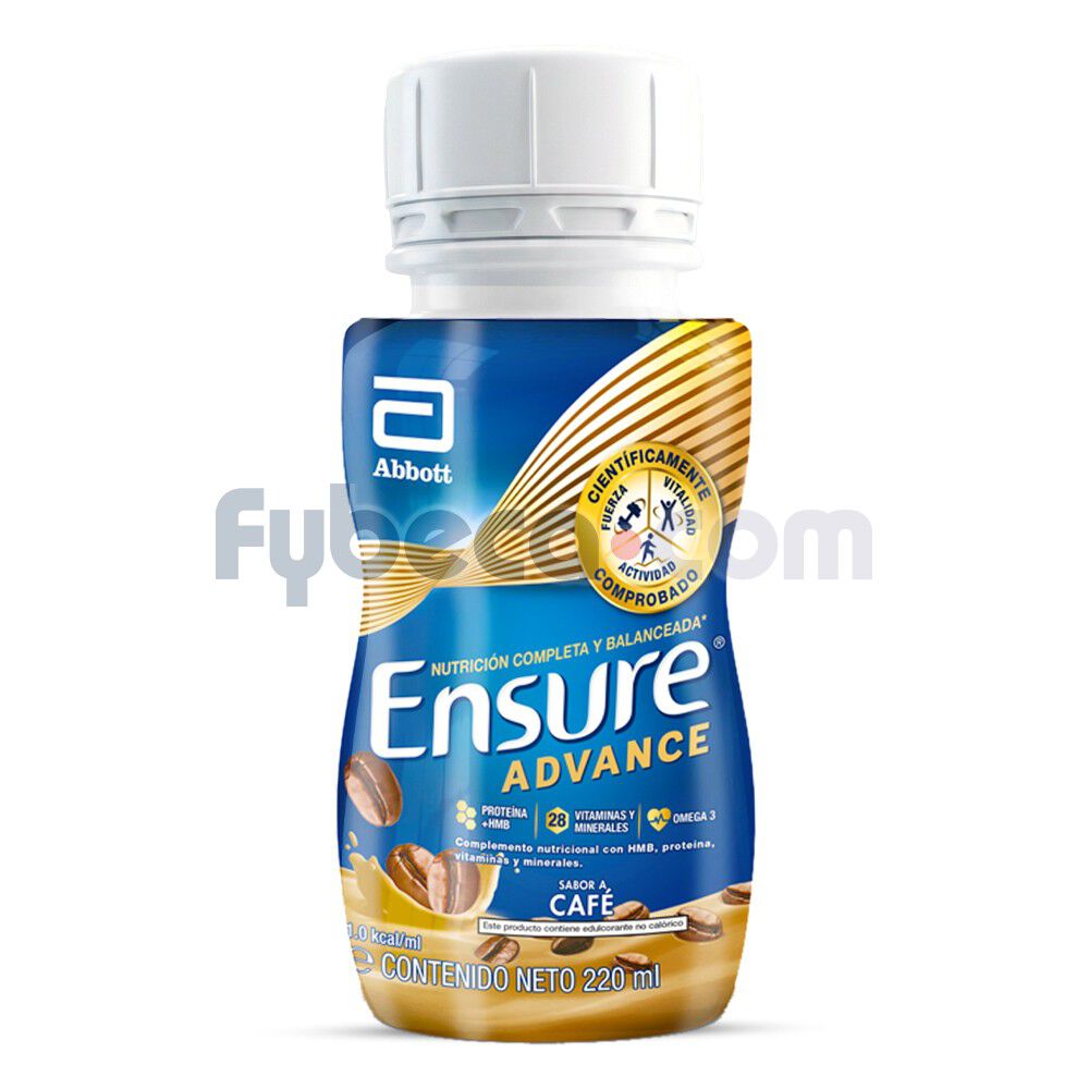 Ensure-Advance-Liquido-220-Ml-Cafe-imagen