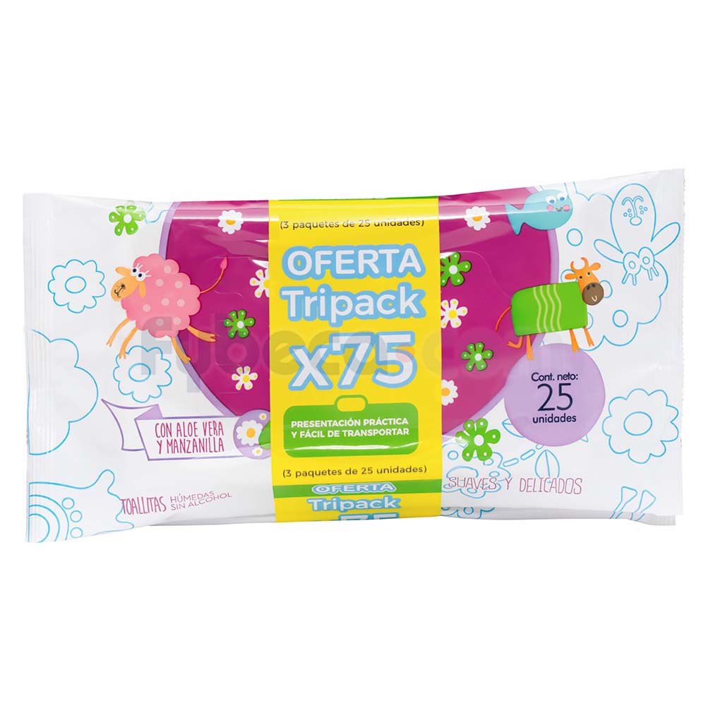Pa&ntilde;itos-H&uacute;medos-Con-Aloe-Vera-Y-Manzanilla-Tripack-de-25-Unidades-imagen