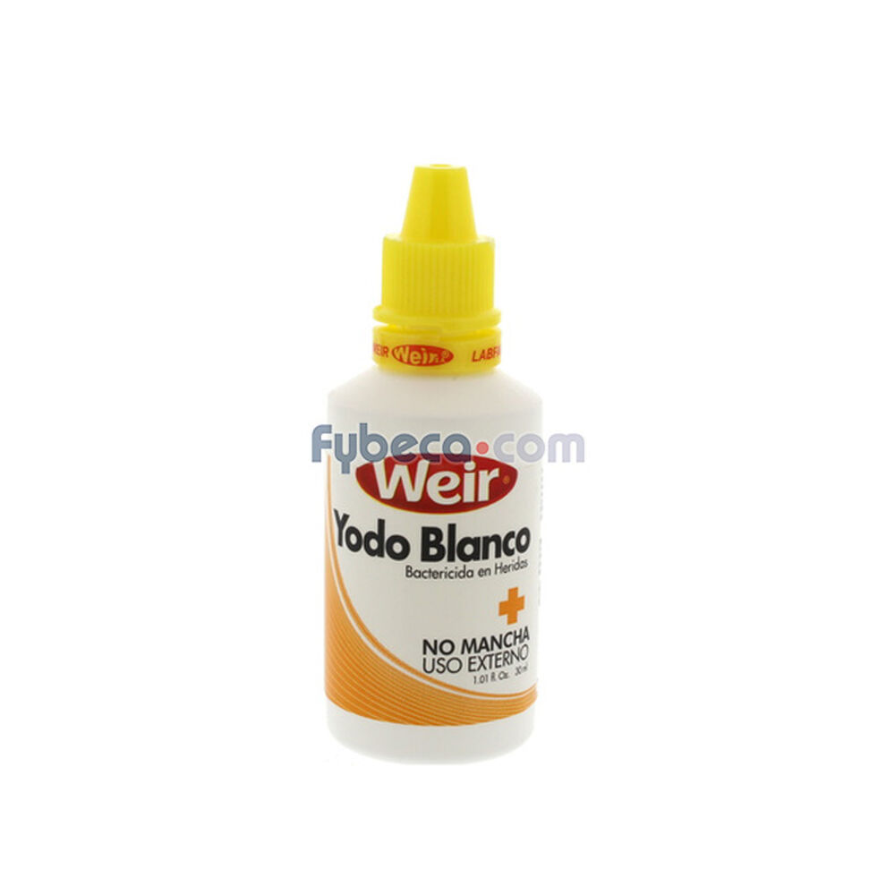 Yodo Blanco Weir 30 Cc Frasco | Fybeca