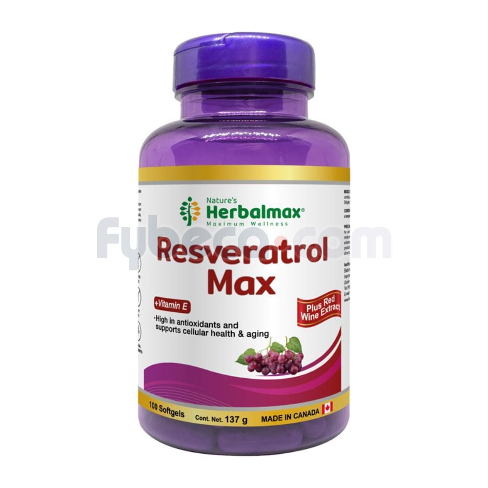 Resveratrol-Max-Softgel-1370-Mg--F/100-imagen