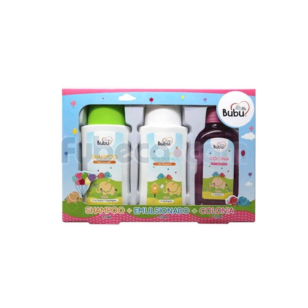 Shampoo-+-Emulsionado-+-Colonia-Para-Niña-125-Ml-/-125-Ml-/-120-Ml-Paquete-imagen