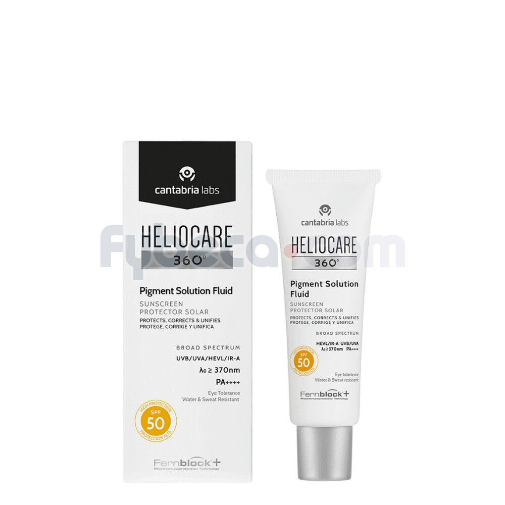 Protector Solar Heliocare 360 Pigment Solution Fluid Fps 50 Unidad | Fybeca