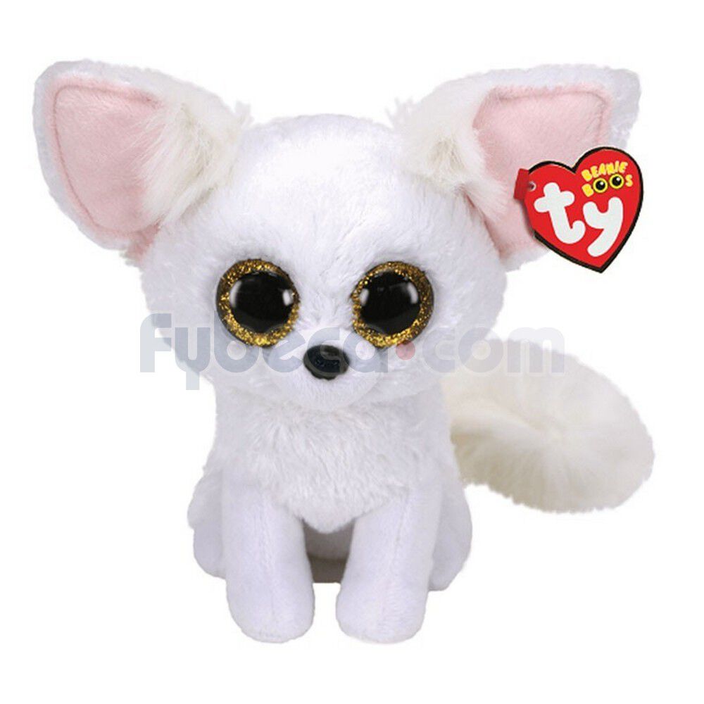 Ty-Beanie-Boos-Phoenix-Zorro-Blanco-imagen