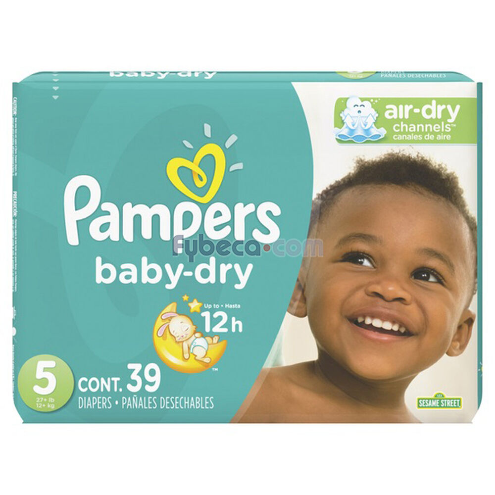 Pañales-Baby-Dry-Plaza-Sésamo-XXG-39-Unidades-imagen