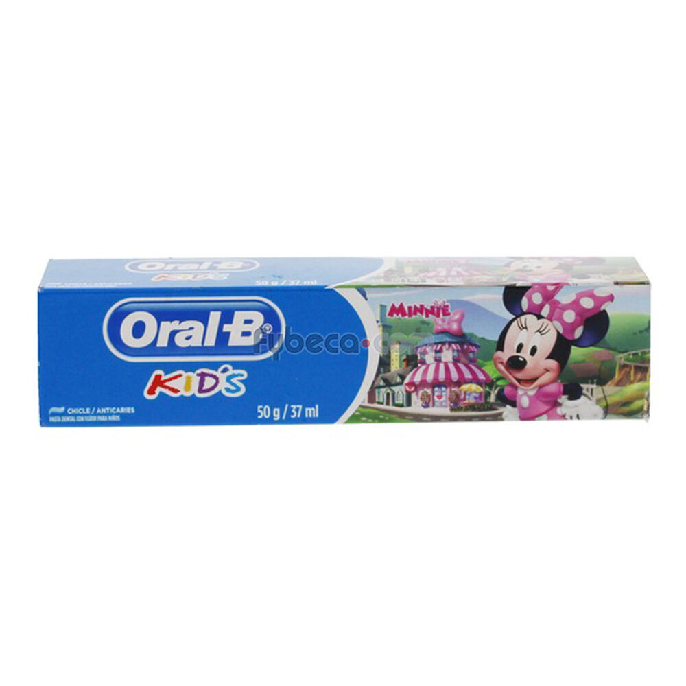 Pasta-Dental-Anticaries-Oral-B-Kids-Minnie-Sabor-Chicle-50-G-Tubo-imagen