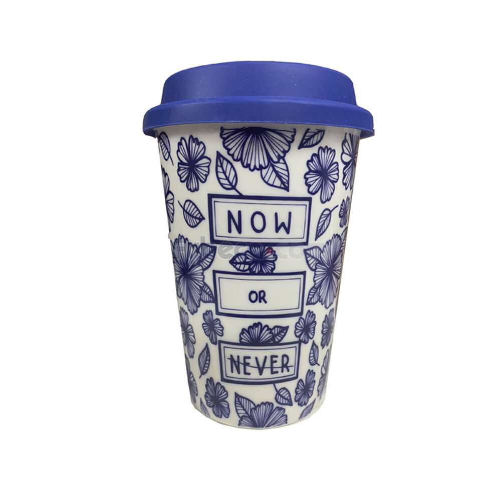 Vaso-Cer&aacute;mica-Tapa-Azul-Dise&ntilde;o-Hojas-y-Flores-Unidad-imagen