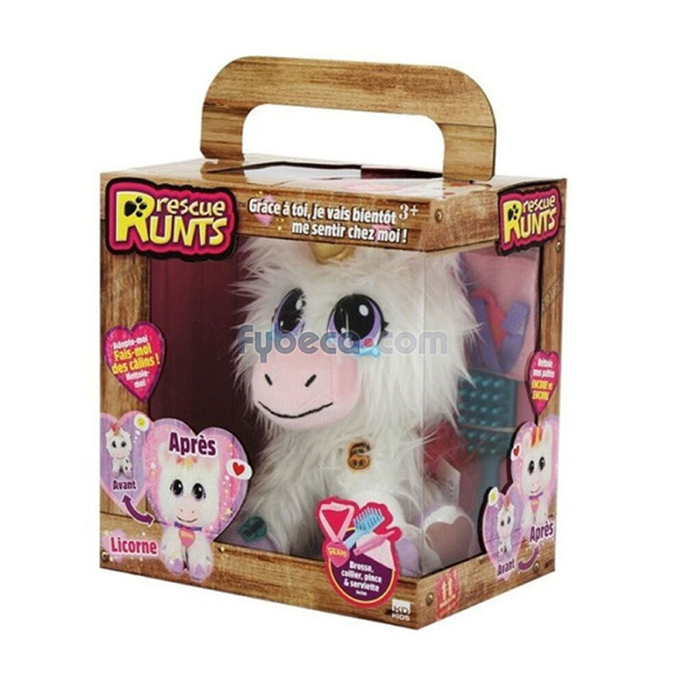 Juguete Unicornio Rescue Runts Cachorros Unidad Fybeca