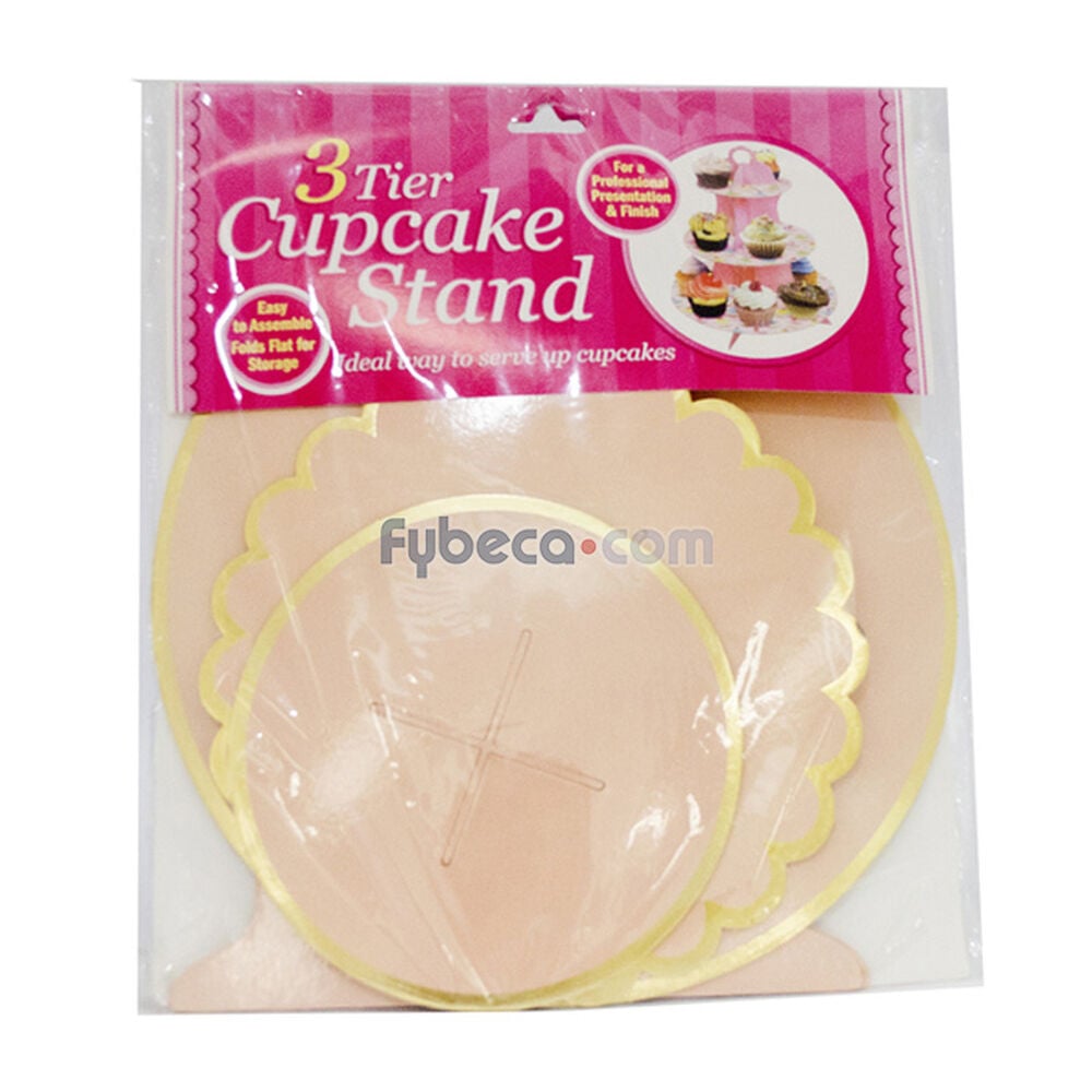 Stand-De-Cupcake-Cartón-Rosa-Paquete-imagen