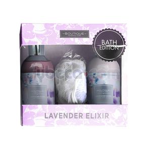 Set-Body-Lotion-250Gr+Shower-Gel-250Ml+Esponja-Lavander-Elixer-imagen