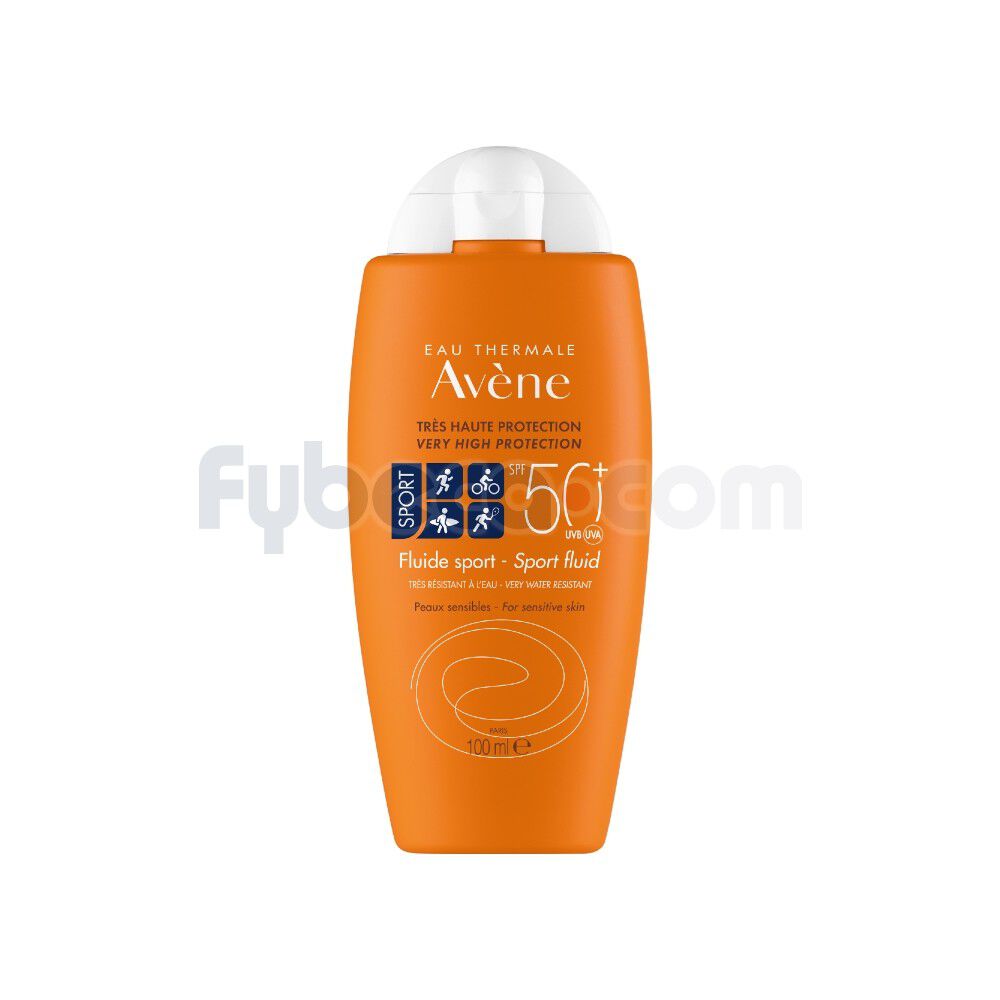 Protector-Solar-Spf-50-Avène-Fluide-Sport-100-Ml-Unidad-imagen