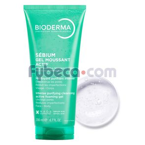 S&eacute;bium-Gel-Moussant-Actif-200ml---Gel-limpiador-piel-con-imperfecciones-imagen