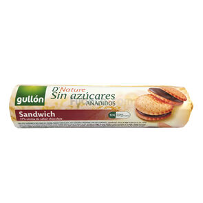 Galletas-Sandwich-Crema-De-Chocolate-Sin-Azúcar-250-G-Paquete-Unidad-imagen