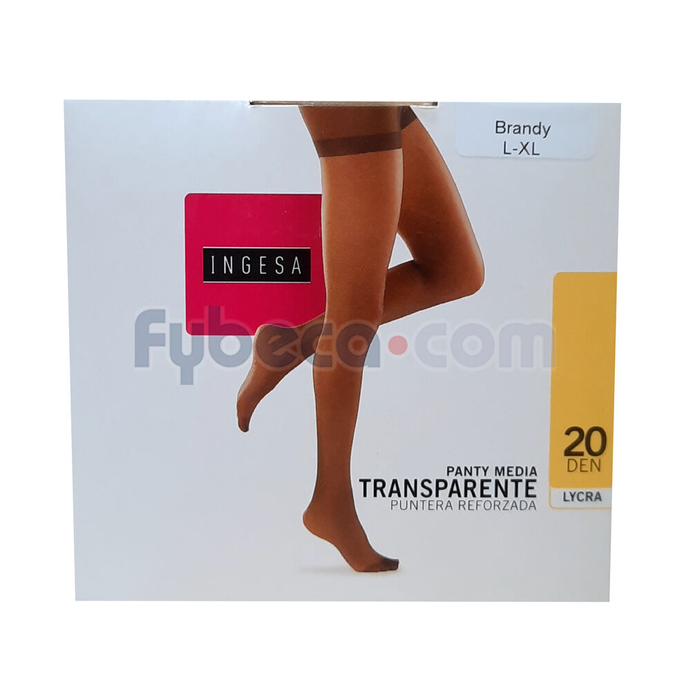 Panty-Media-Transparente-20-Denier-Brandy-L-Xl-Unidad-imagen