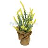 Planta-Artificial-Con-Maceta-de-Yute-Decorativa-Amarillas-Unidad-imagen