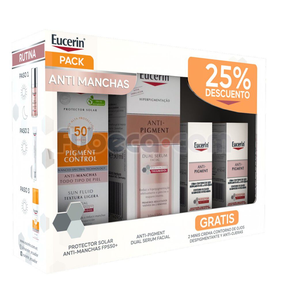 Pack-Eucerin-Sun-Anti_Pigment-50Ml-+30Ml_Dual_Serum-+2Minis-imagen