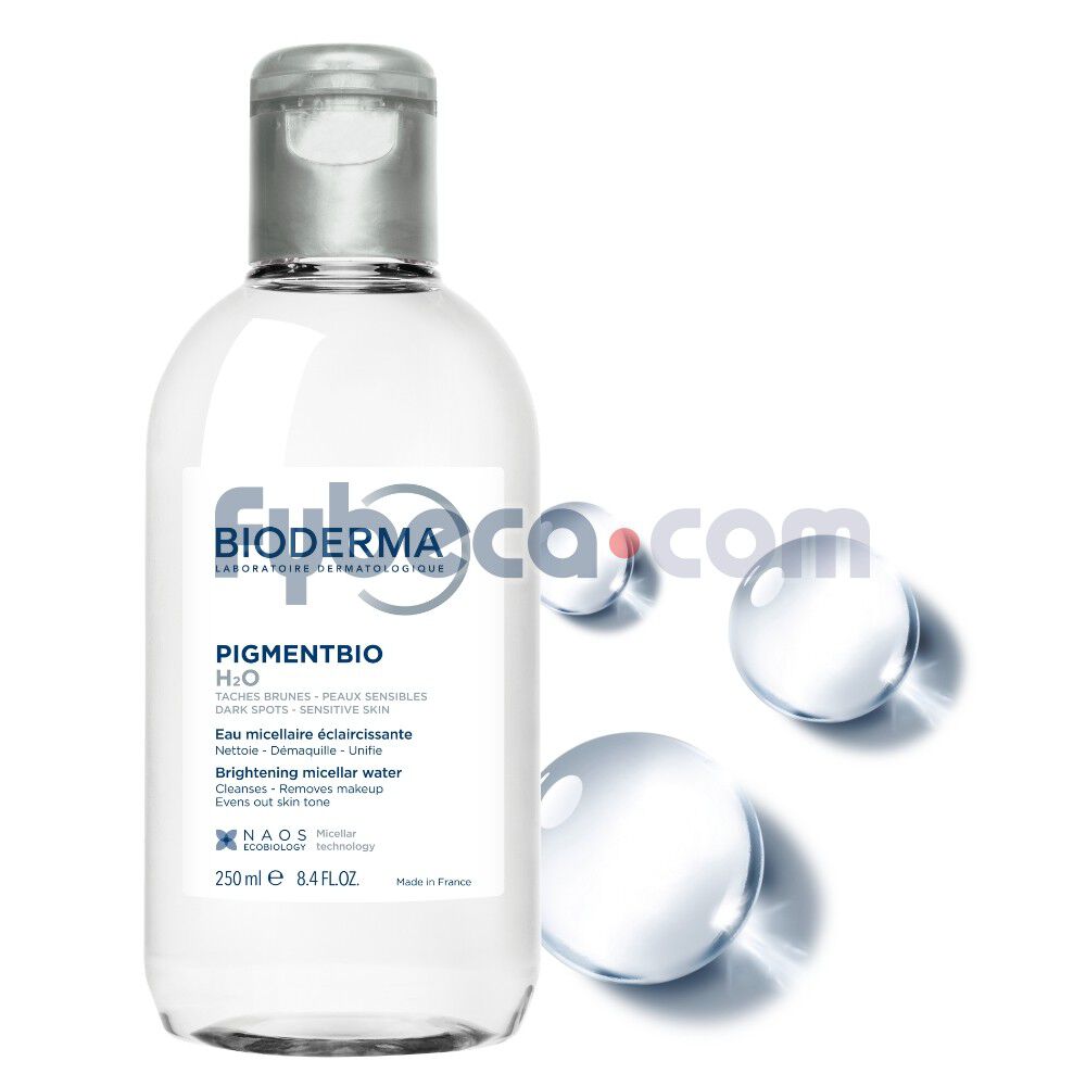 Pigmentbio-H2O-250ml---Agua-micelar-piel-hiperpigmentada-imagen-1