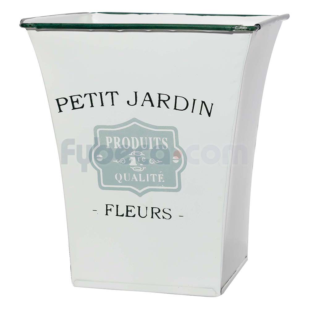 Maceta-De-Metal-Petit-Jardin-Blanca-13-Cm-Unidad-imagen