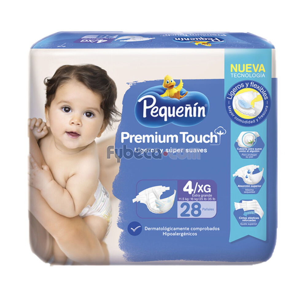 Pañales-Pequeñín-Premium-Touch-Xg-28-Unidades-imagen