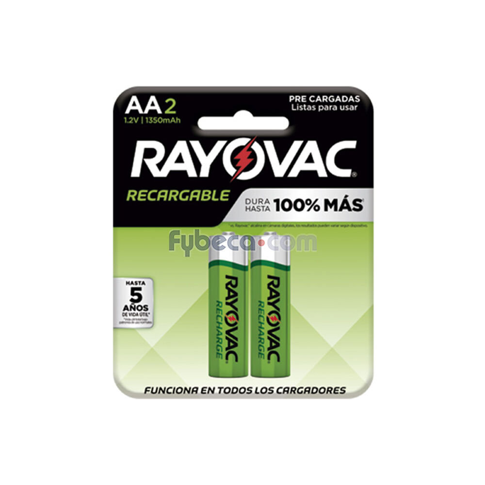 PILAS RECARGABLES AA – Rayovac