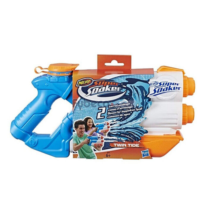 Juguete Pistola De Agua Hasbro Nerf Soaker Twin Tide Unidad Fybeca