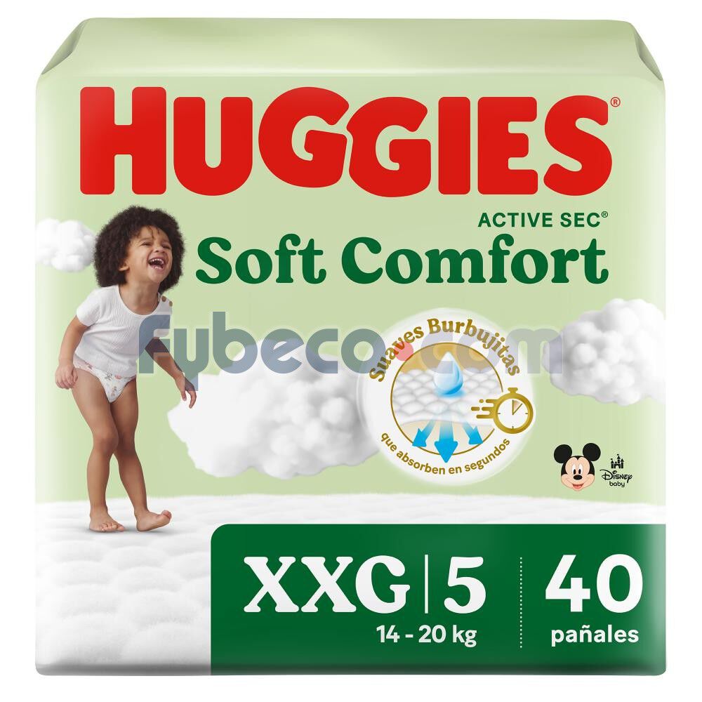 Pa&ntilde;ales-Huggies-Soft-Comfort-Etapa-5/XXG-40-Un-imagen-1