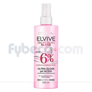 Tratamiento-cuidado-capital-Acidifier-Loreal-Paris-Elvive-Glycolic-Gloss-200Ml-imagen