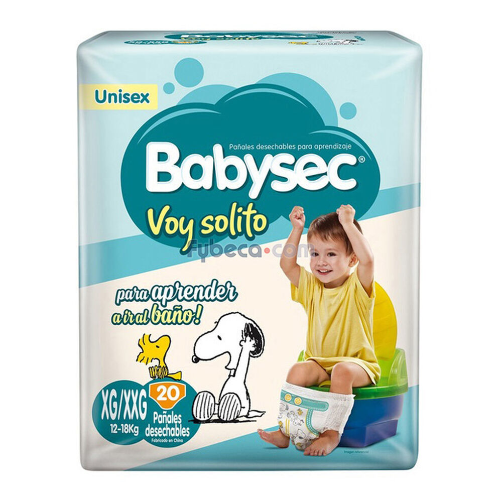 Pañales-Babysec-Voy-Solito-Snoopy-Xg/Xxg-20-Unidades-imagen