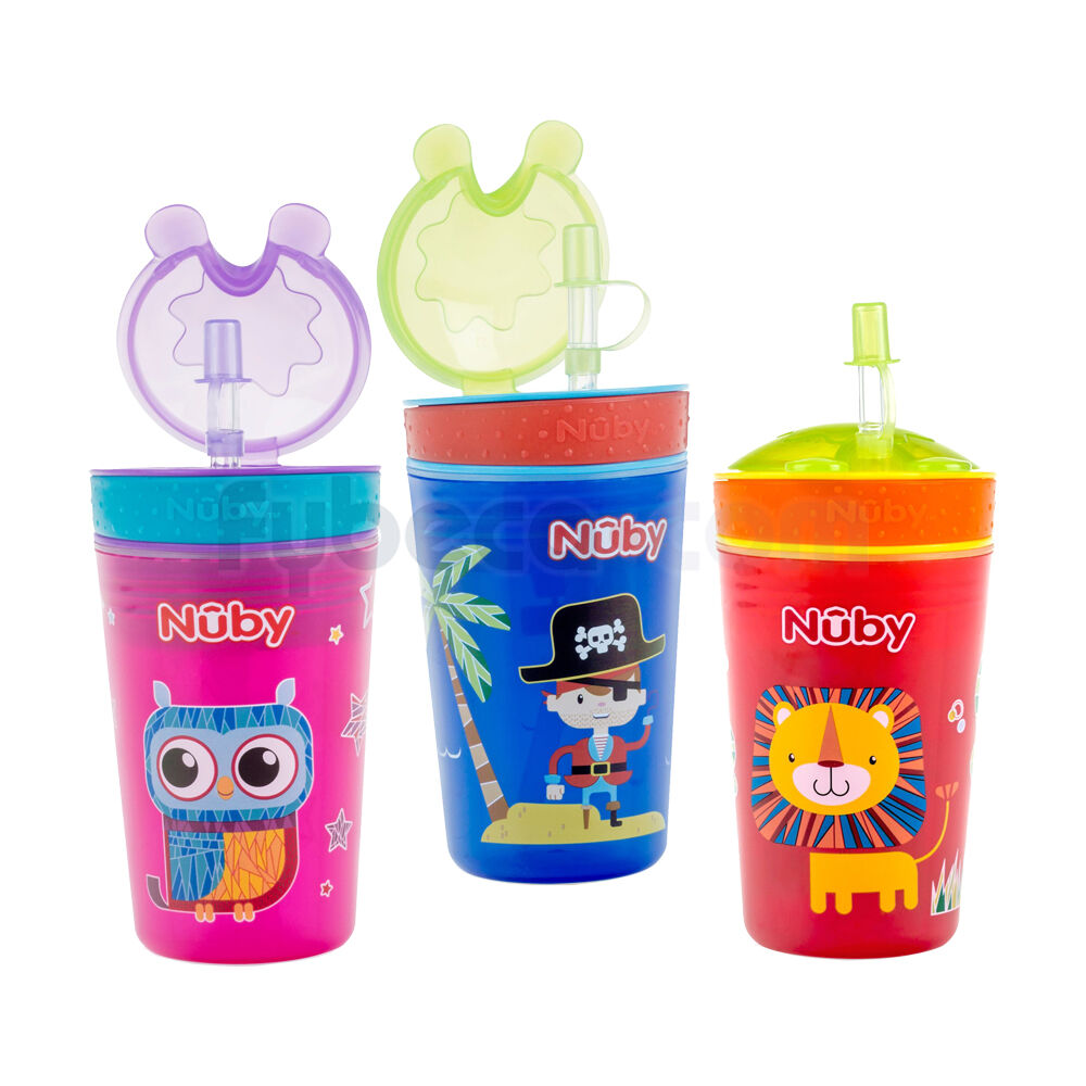 Vaso-Nuby-Con-Sorbete-Y-Recipiente-Para-Snack-9-Oz-Unidad-imagen