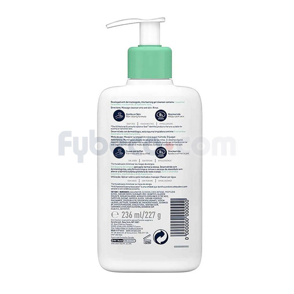 Gel-Limpiador-Espumoso-Piel-Normal-A-Grasa-236-Ml-Unidad-imagen-2