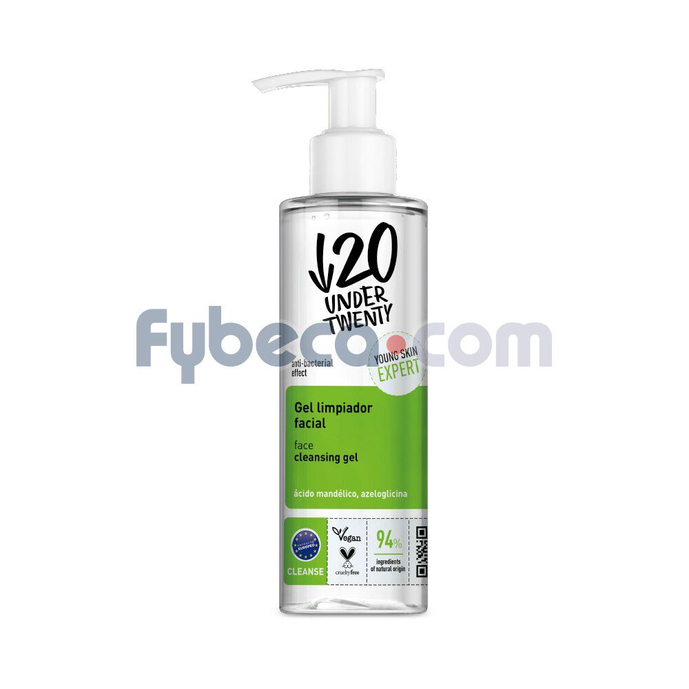 Under-20-Gel-Limpiador-Facial-190ml-imagen