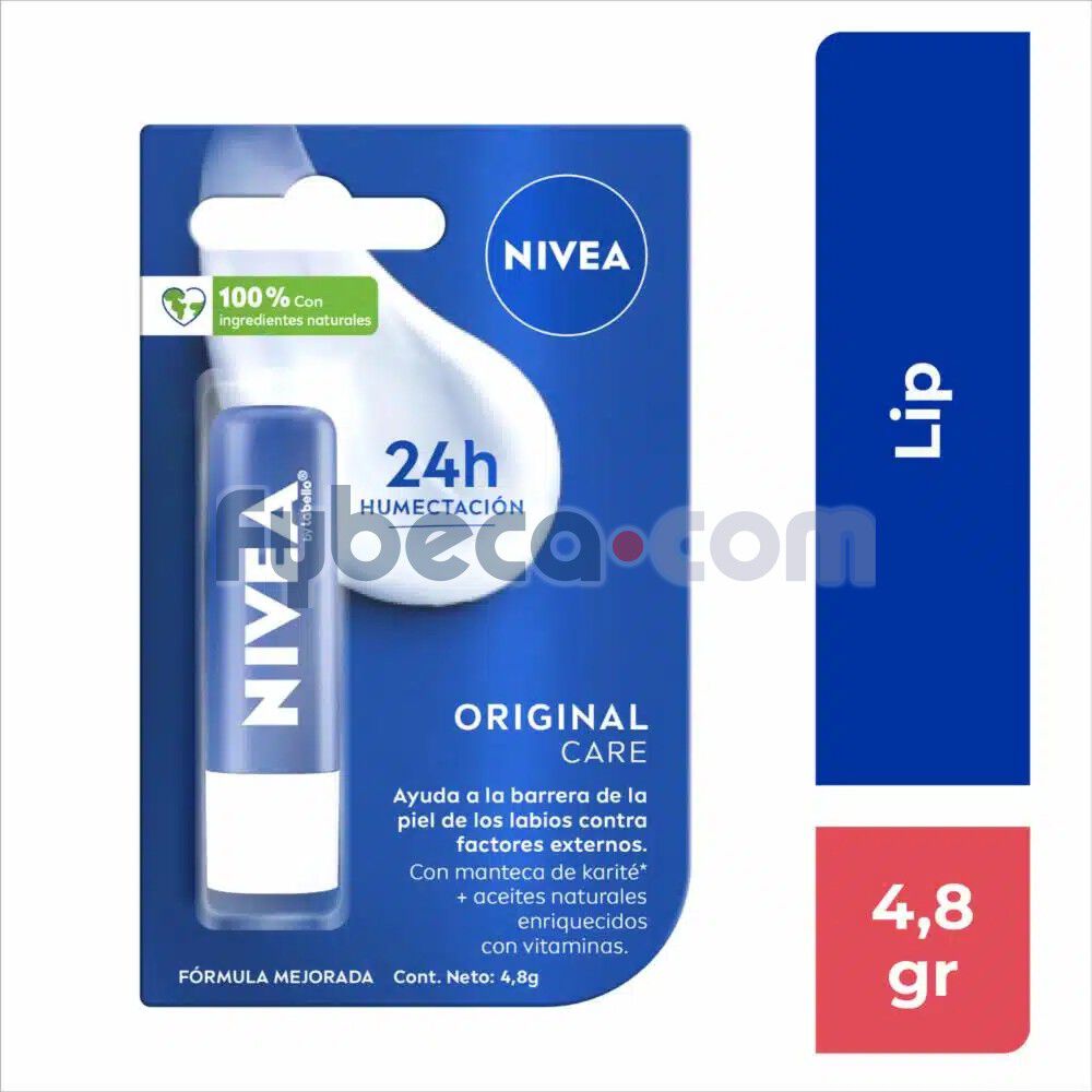 Brillo-Labial-Nivea-Lip-Original-Care-4,8g-imagen