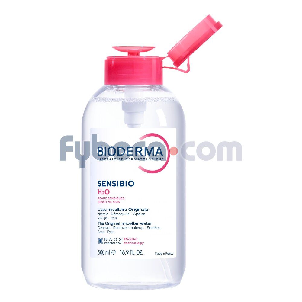 Sensibio-H2O-500ml-con-dispensador---Agua-micelar-para-piel-sensible-imagen-2