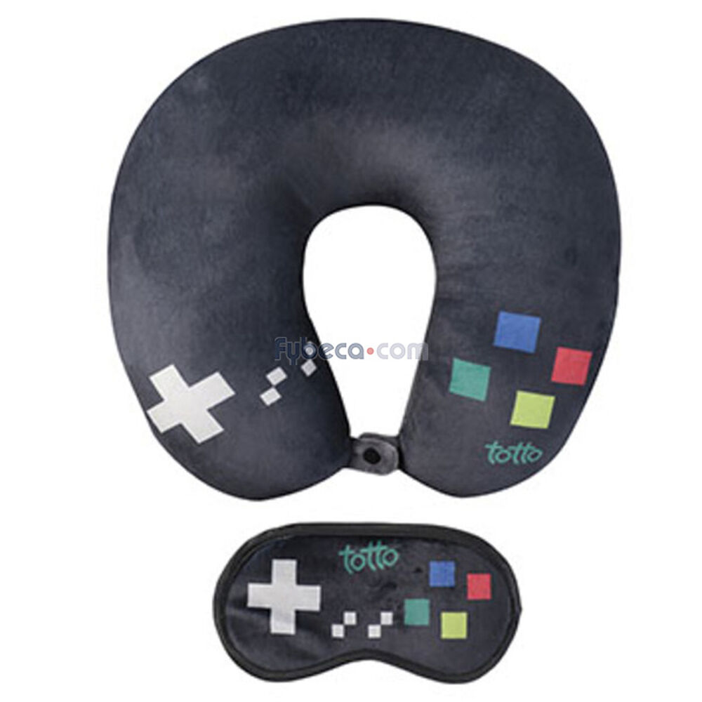 Almohada-Totto-Gameru-Negra-Unidad-imagen