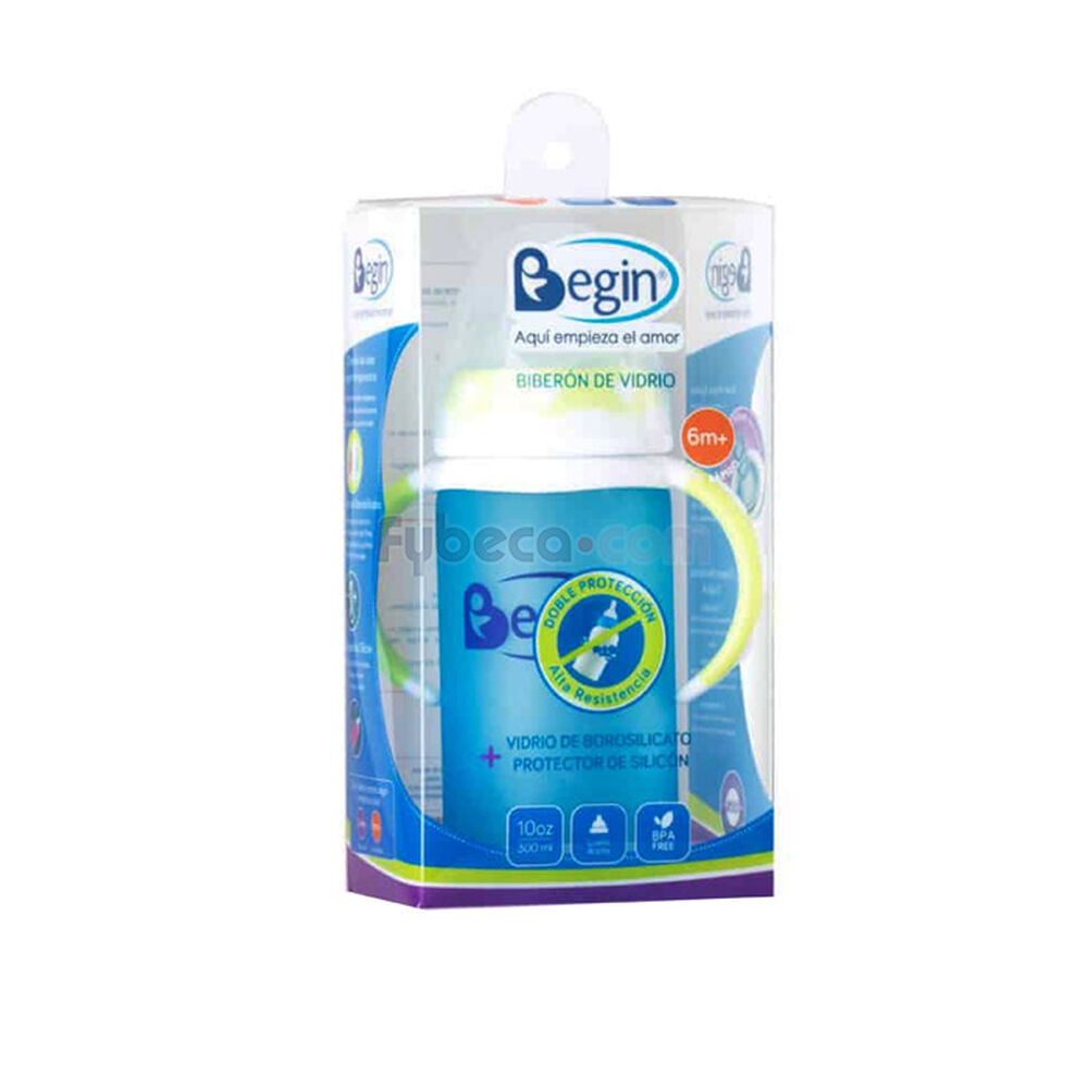 Biberón-Begin-De-Vidrio-10-Oz-Unidad-imagen