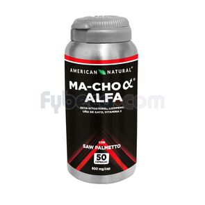 Macho-Alfa-American-Natural-600-Mg-Caps-F/50-imagen